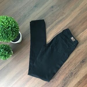PAIGE Peg Skinny Jeans (Black)